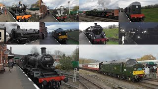 Great Central Railway Last Hurrah Gala  17th November 2024 [upl. by Ainnat252]