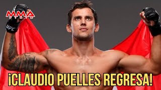 ¡CLAUDIO PUELLES ESTARÁ EN UFC MÉXICO [upl. by Drud]