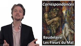 BAUDELAIRE 🔎 Les Fleurs du Mal  Correspondances Commentaire analyse linéaire [upl. by Fortunato]