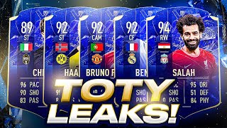 TOTY HONOURABLE MENTIONS LEAKED FIFA 22 [upl. by Annahsohs]