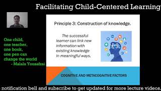 Learner centered Psychological Principles [upl. by Airehs]