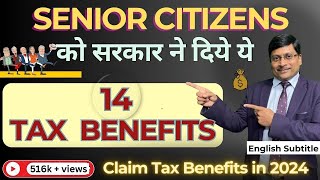 Senior Citizens Tax Exempted  Senior Citizens Tax Benefits  14 Tax Benefits to Senior Citizens [upl. by Richers]