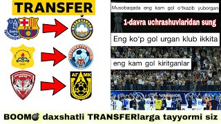 BOOM💣 daxshatli TRANSFERlarga tayyormi siz [upl. by Levan]