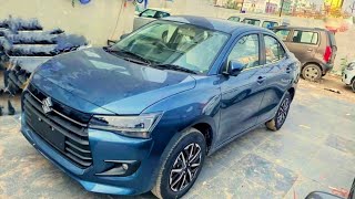 Maruti Dzire 2024 New Oxford Blue Colour Spied DealerShip [upl. by Esaj]