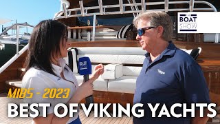 Discover the Best of Viking Yachts at Miami Boat Show 2023  The Boat Show [upl. by Roi]