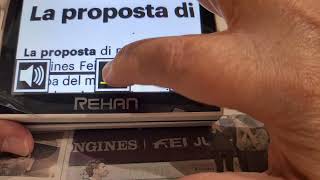 Videoingranditore portatile Looky 4 ipovedenti Ottica Centro Russi RA [upl. by Acissey]