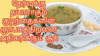 Vallarai keerai soup in tamil  Brainy leaf soup in tamilsoup recipeவல்லாரை கீரை சூப்வல்லாரை கீரை [upl. by Yadrahc39]