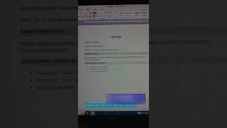 How to make resume in ms word amazing style mswork computerexcel msoffice microsoftoffice [upl. by Enidan]