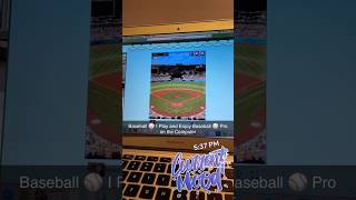 Baseball ⚾️ I Play and Enjoy Baseball ⚾️ Pro on the Computer [upl. by Ecirp]