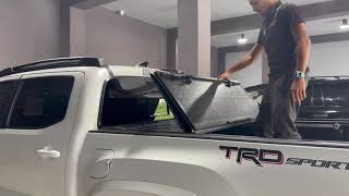 Toyota Tacoma 20162023 Bed Cover Installation TonnoFlip Bed Covers tacoma bedcover tonnoflip [upl. by Frisse819]