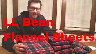 LL Bean Flannel Sheets Review [upl. by Zilber]