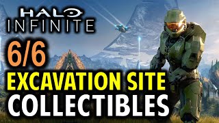 Excavation Site All Collectibles Audio Logs Spartan Core amp Mjolnir Armor Location  Halo Infinite [upl. by Nerin]