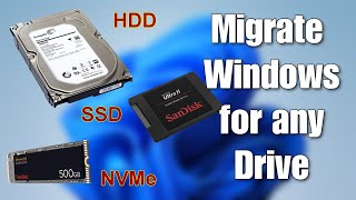 ✨How to Transfer Any Windows to Another disk\HDD  SSD  NVMe➡️Clone Windows 1110 81 and 7\💯 [upl. by Michon]