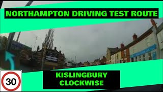 Northampton Driving Test Route  Kislingbury Clockwise  With Sat Nav And Commentary [upl. by Ahsiekal]