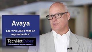 Don Turner of Avaya learns DISA’s mission requirements at TechNet Cyber [upl. by Ligriv]