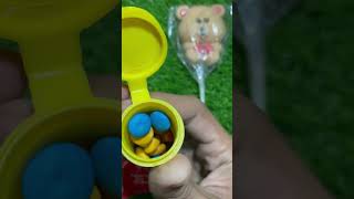 Rainbow Lollipops and Loo Loo Bunnties bathtub candy bathtube chocolate satisfying bathtubtoy [upl. by Letsyrc]