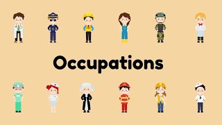 Jobs and Occupations  Vocabulary for Kids funlearningkidstv2020 [upl. by Ethelda18]