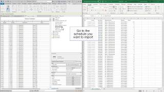 Import Excel file data to a Revit schedule [upl. by Heimer519]