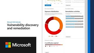 Vulnerability discovery and remediation  Microsoft 365 Defender [upl. by Yednil939]