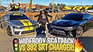 DODGE CHARGER SCATPACK VS SRT 392 CHARGER BIG DIFFERENCE 😱 [upl. by Trebliw]