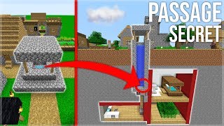 COMMENT CONSTRUIRE UNE BASE SECRÈTE DANS LE PUIT DUN VILLAGE PNJ MINECRAFT  TUTORIEL [upl. by Hank567]