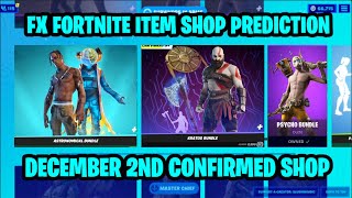 December 2nd 2023 Fortnite Item Shop CONFIRMED  Fortnite Early Item Shop Prediction December 2nd [upl. by Dougald262]