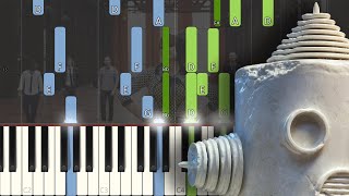 Caravan Palace  Ghosts Synthesia Piano Tutorial [upl. by Buseck585]