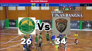 Barongko Supersonic VS Pallubasa Timberwolves anakbasketmakassar322 [upl. by Dnaltruoc68]