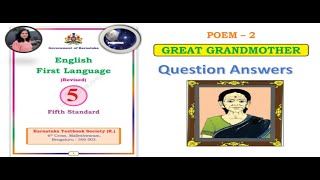 poem 2 great grandmother question answers [upl. by Dombrowski]