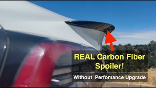 REAL Carbon Fiber Spoiler for Tesla Model 3 and Y [upl. by Simone]