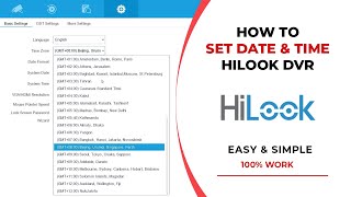 How To Set Date and Time on Hilook DVR Automatically [upl. by Atiuqan]