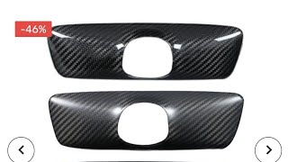 Teslaunch Carbon Fiber Interior Rearview Mirror [upl. by Cleodell]