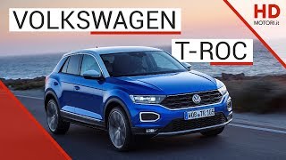 Volkswagen TRoc recensione del crossover  10 TSI benzina [upl. by Nylg]