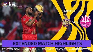 Extended Highlights  Trinbago Knight Riders vs Barbados Royals  CPL 2024 [upl. by Ettenwad]