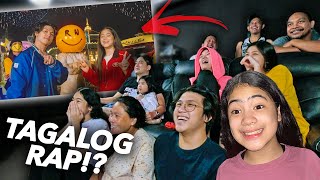 Family REACTS To Our New SONG SMILE Tagalog Rap  Ranz and Niana [upl. by Abeu340]