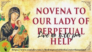 Novena to Our Lady of Perpetual Help amp Benediction  Saturday 23rd March 2024  600 PM [upl. by Idalina]