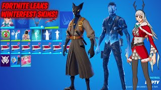 All LEAKED fortnite CHRISTMAS COSMETICS Superlevel Styles Frozen Midas Anime Skin [upl. by Aratahs455]