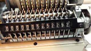 Inside a mechanical calculator [upl. by Irwinn35]