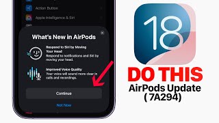 iOS 18  AirPods Update [upl. by Pincas]