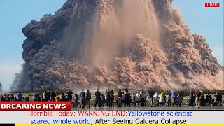 Final Warning 15 minutes ago before sunsetas Yellowstone volcano magma rises rombling across land [upl. by Vincenz]