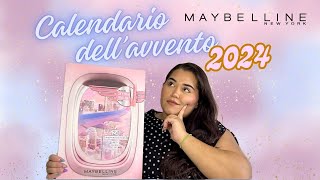 Calendario dellavvento Maybelline 2024 🗽✨ Il primo in tutto [upl. by Pennebaker]