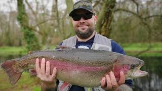 Fishing The Rockbourne Trout Fishery Competition March 2019 [upl. by Swor64]