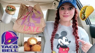 MY FIRST MUKBANG  TACO BELL [upl. by Yort]