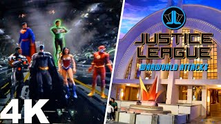 Justice League  Warworld Attacks  OnRide 4K POV  Warner Bros World Abu Dhabi [upl. by Coveney]