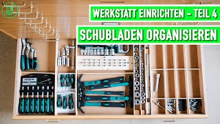 Werkstatt einrichten  Teil 4 Schubladen organisieren und aufräumen  Jonas Winkler [upl. by Harewood]