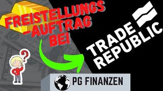 So gehts  Trade Republic  Freistellungsauftrag  Tutorial [upl. by Petie]