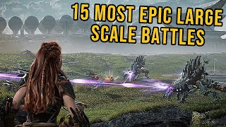 15 Most EPIC Large Scale Battles In Video Games [upl. by Acinomad]