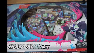 Pokemon Pack Opening Grafaiai EX Box OMG [upl. by Harrus]