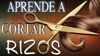 Aprende como cortar el cabello rizo de una manera efectiva quotTUTORIALquot [upl. by Annaerdna]