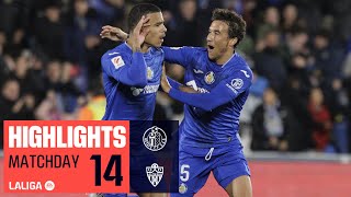 GETAFE CF  UD ALMERÍA 2  1  RESUMEN  Remontada del Getafe CF con golazo de Greenwood [upl. by Heyes545]